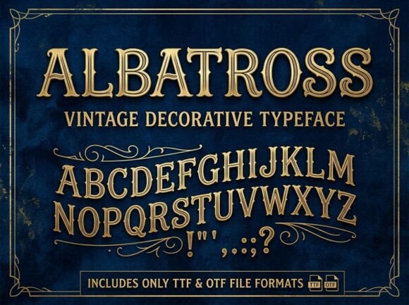 Albatross: Timeless Vintage Typography
