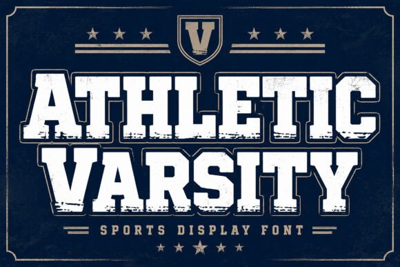 Athletic Varsity: The Font That Brings Stadium Energy to Your Designs