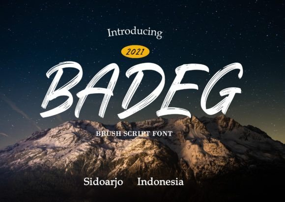 Badeg: The Handwritten Font That Brings Warmth to Modern Design