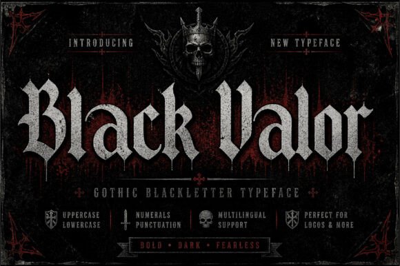 Black Valor: Command Attention with Gothic Authority