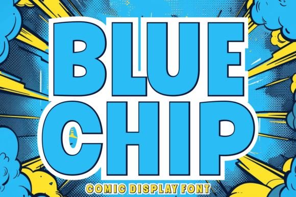 Blue Chip: The All-Caps Font with a Playful, Modern Vibe