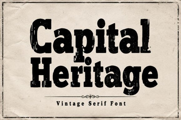 Capital Heritage: A Typeface Forged in Industrial History