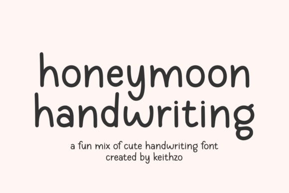 Honeymoon Handwriting: A Playful Font for Authentic Designs