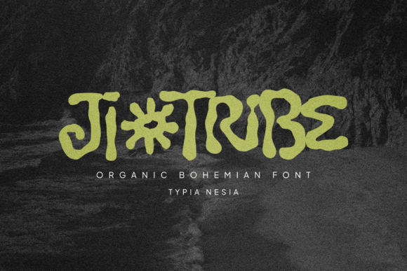 Jiotribe: The Organic Psychedelic Display Font for Bold Branding