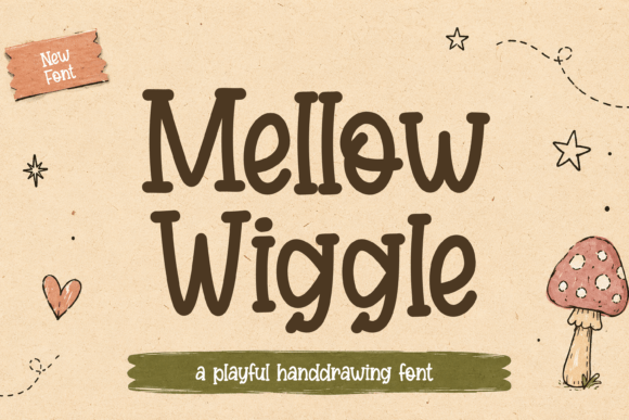 Mellow Wiggle: The Handwritten Font That Brings Playful Warmth to Your Projects