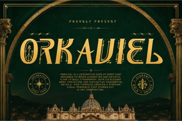 Orkaviel: A Premium Serif Font for Bold Visual Statements