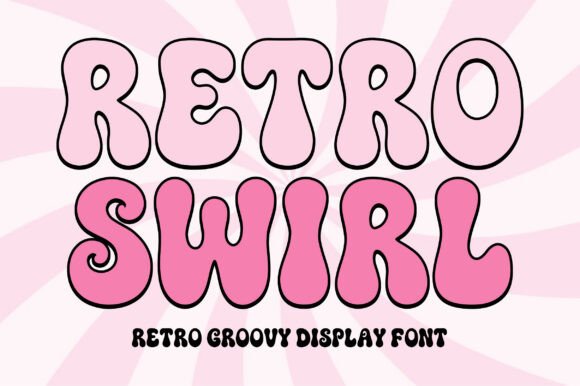 Retro Swirl: Capturing the Groovy Spirit of 70s Design