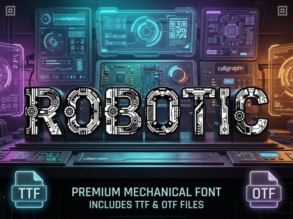 Robotic: The Decorative Display Font for Bold Brand Statements