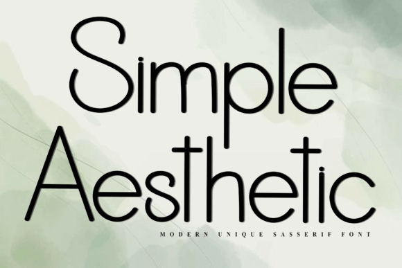 Simple Aesthetic: A Font for Authentic, Modern Design
