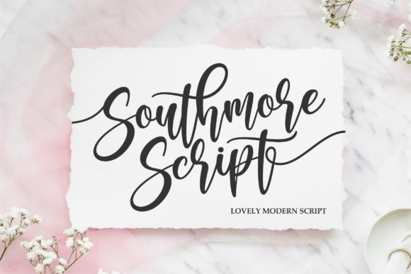 Southmore: A Sweet and Cursive Handwritten Font for Joyful Designs
