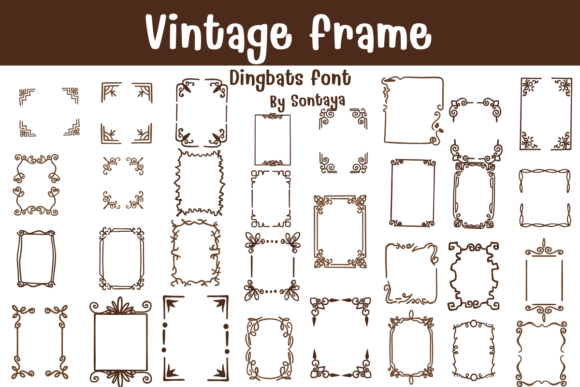 Vintage Frame: A Typeface for Timeless Branding