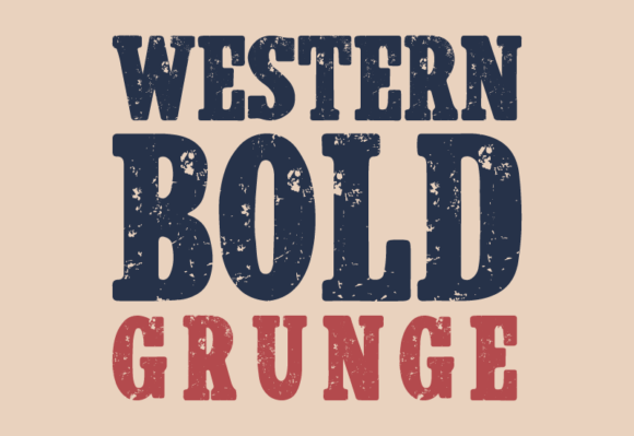 Western Bold Grunge: Bold Retro Style for Modern Brands