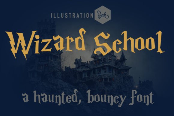 Wizard School: A Font with a Lightning Bolt of Personality